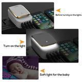 2 IN 1 USB Charger Adapter + LED Small Night Lamp